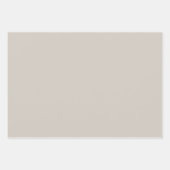 快いグレー無地のカラー ラッピングペーパーシート (正面)