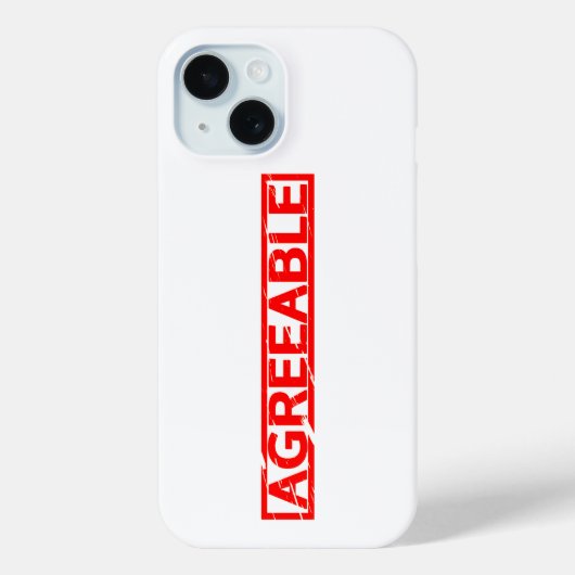 快い切手 Case-Mate iPhoneケース (裏面)
