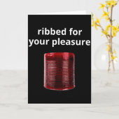 快感のためのリブ加工、リブ加工クランベリーソース カード (黄色い花)