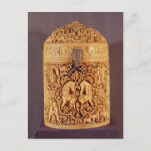 快楽を描いたレリーフ、 浮き彫りを持つPyx ポストカード (正面)