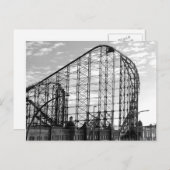 快楽ビーチB/W ポストカード (正面/裏面)