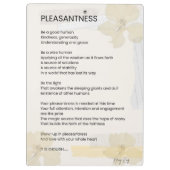 快楽感動的詩書語 クリップボード (裏面)