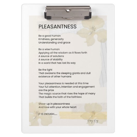 快楽感動的詩書語 クリップボード (正面)