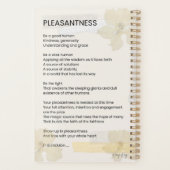 快楽感動的詩書語 プランナー手帳 (裏面)