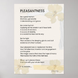 快楽感動的詩書語 ポスター