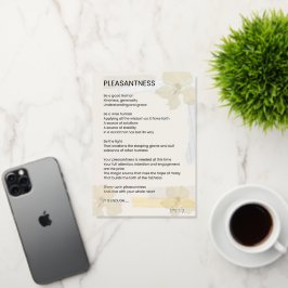 快楽感動的詩書語 箔グリーティングカード
