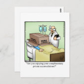 快気祝いユーモアポストカード ポストカード (正面/裏面)