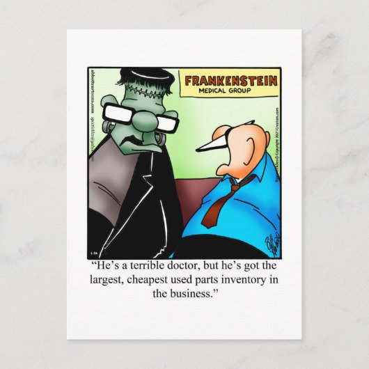 快気祝いユーモアポストカード ポストカード (正面)