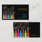 快活なお祝い! パーティーのプランナーのプロフィールカード/ 名刺 (正面/裏面)