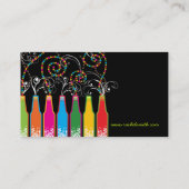 快活なお祝い! パーティーのプランナーのプロフィールカード/ 名刺 (裏面)