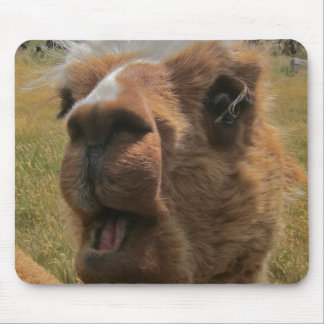 快活なアルパカ マウスパッド