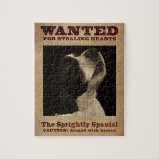 快活なスプリンガースパニエル ジグソーパズル