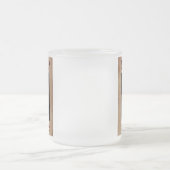 快活なスプリンガースパニエル フロストグラスマグカップ (中央)