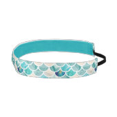 快活な水のターコイズの大理石の人魚の魚スケール アスレチックヘッドバンド (右)