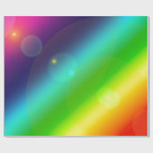 快活な虹 ラッピングペーパー (フラット)