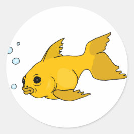 快活な金魚 ラウンドシール