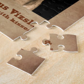 快活なVizsla ジグソーパズル (側面)