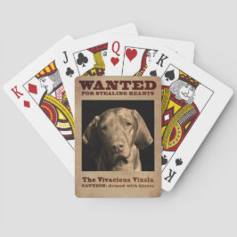 快活なVizsla トランプ