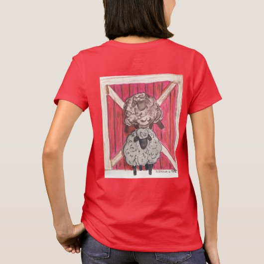 快活になるために割り当てます Tシャツ (裏面)