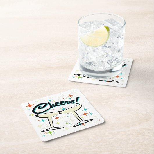 快活精力的の! スクエアペーパーコースター (インサイチュ)