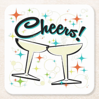 快活精力的の! スクエアペーパーコースター