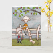 快適で居心地が良い - 結婚記念日カード カード (黄色い花)