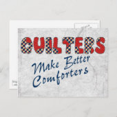 快適なキルター ポストカード (正面/裏面)