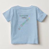 快適なコットンロボット ベビーTシャツ (裏面)
