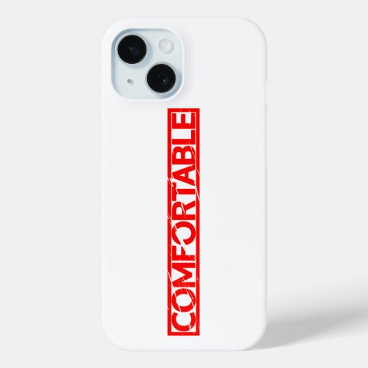 快適なスタンプ Case-Mate iPhoneケース (裏面)