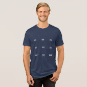 快適なニュートラルTシャツ トライブレンドＴシャツ (正面全面)