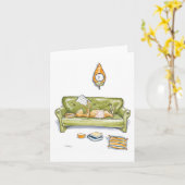 快適なハレ カード (黄色い花)