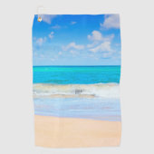 快適なビーチ ゴルフタオル (正面)