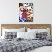 快適なピクニック，メキシコ キャンバスプリント (インサイチュ (寝室))