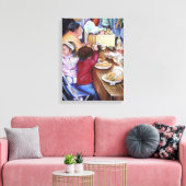 快適なピクニック，メキシコ キャンバスプリント (インサイチュ (リビング))