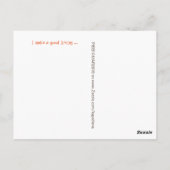 快適なボルゾイ葉書 ポストカード (裏面)