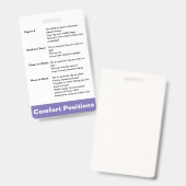 快適なポジショニング バッジ (正面＆裏面)