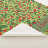 快適なメリークリスマスホリデーズミスタントー シェルパブランケット (3/4)