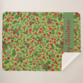 快適なメリークリスマスホリデーズミスタントー シェルパブランケット (正面(横))