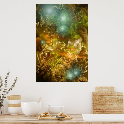 快適な不安 ポスター (キッチン)