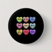 快適な創造ヴァレンティーンズオプティシアンビジョンセラピ 缶バッジ (正面)