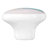 快適な地中海のビーチ セラミックノブ (側面)