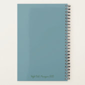 快適な場所プランナー プランナー手帳 (裏面)