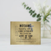 快適な愛の聖句と引用文 ポストカード (スタンド正面)