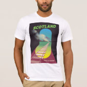 快適な旅を スコットランド Tシャツ (正面)