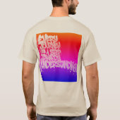 快適な毎日の衣服 Tシャツ (裏面)