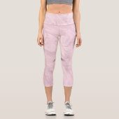 快適な水彩レギンスで日々の衣服 カプリレギンス (正面)