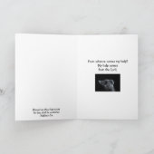 快適な聖なる書物、 経典バイブル聖句勇気付けられる カード (内部)