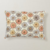 快適な花の写真の枕 アクセントクッション (裏面)