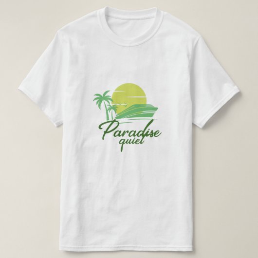 快適なTシャツ、明るい色、静かな約 Tシャツ (デザイン正面)
