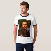 快適スタイリッシュなtシャ男性へツ tシャツ (正面フル)